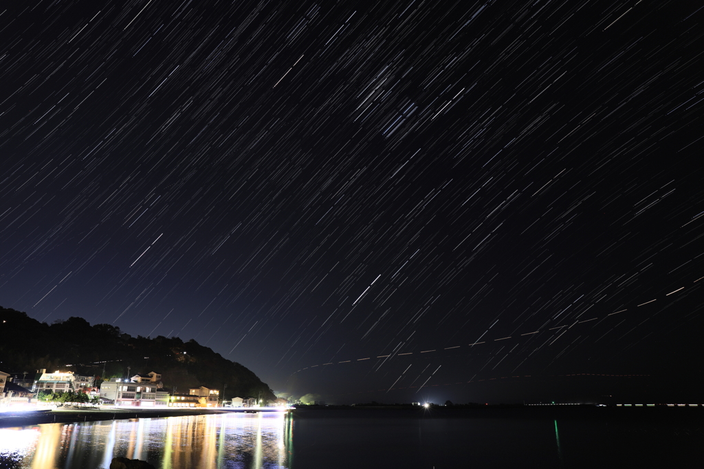 夜練　星空を眺めに