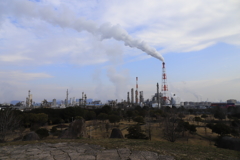 束の間の青空