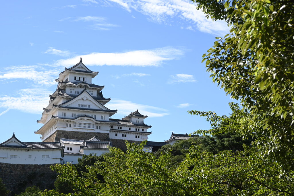 夏の姫路城