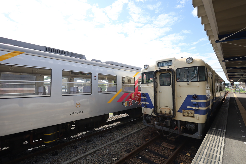 北条町駅にて