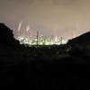 田園と工場夜景