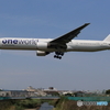JALボーイング777-300 OneWorld(JA752J)アプローチ