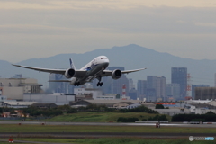 ボーイング787と金剛山