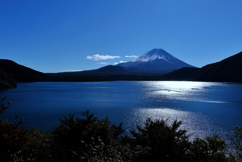 湖を渡る風