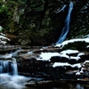 初冬の琵琶滝