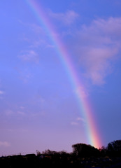 嵐の後ー虹のアーチ