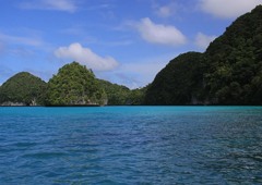 １月のパラオーロックアイランド