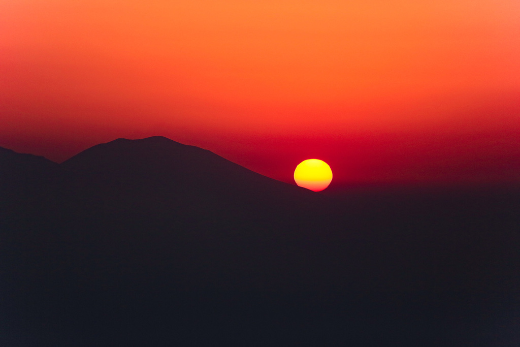 AM4：11　美ヶ原日の出