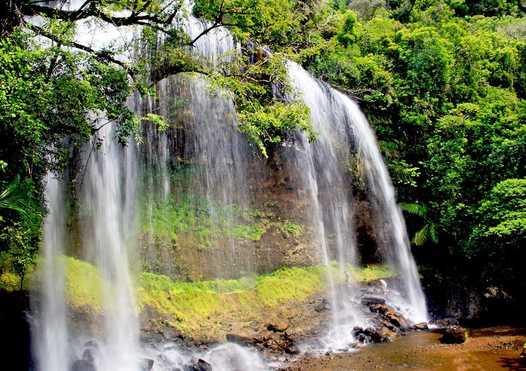 １月のガラスマオの滝－パラオ