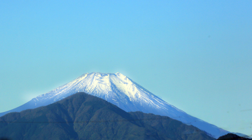 今朝の富士山