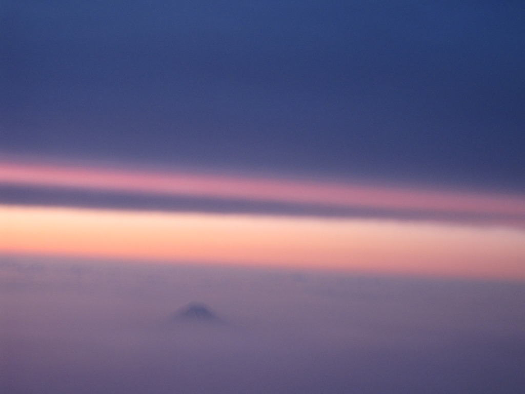 富士山上空