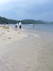 海辺で青春♪