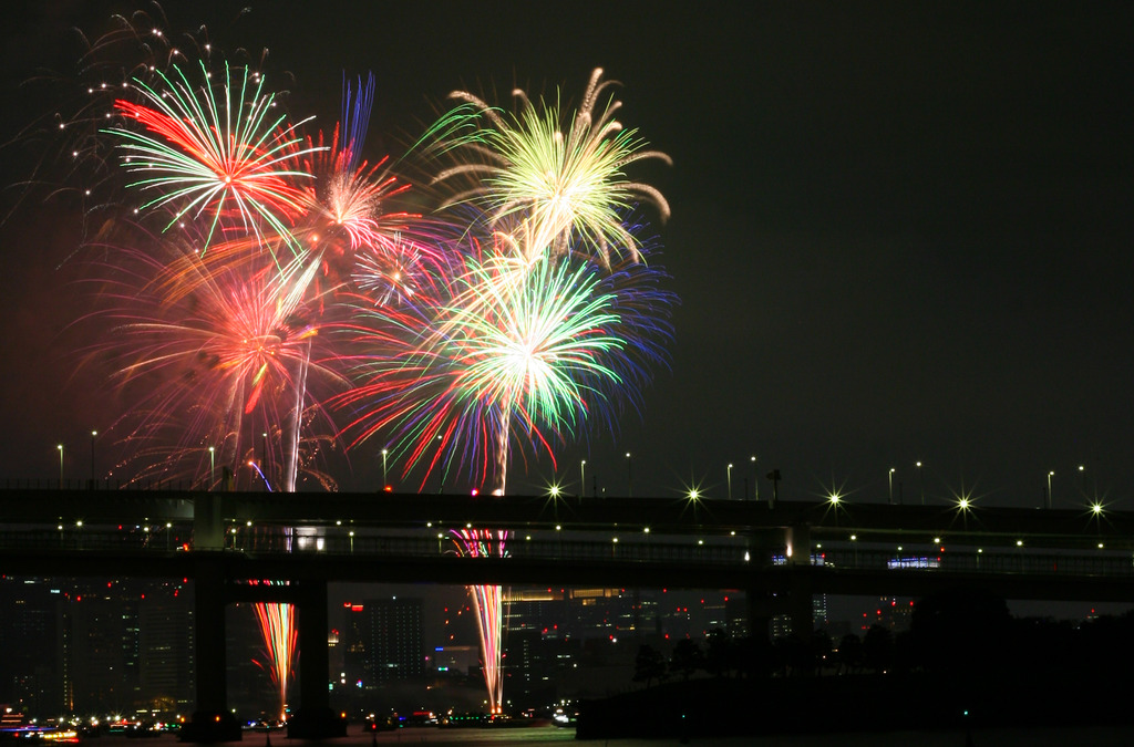 Rainbow Fireworks