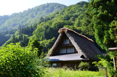合掌造りの家