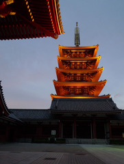 浅草寺の五重塔