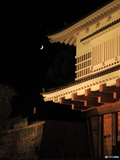 月と御楼門