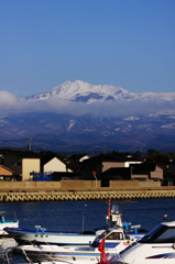 鳥海山を望んで