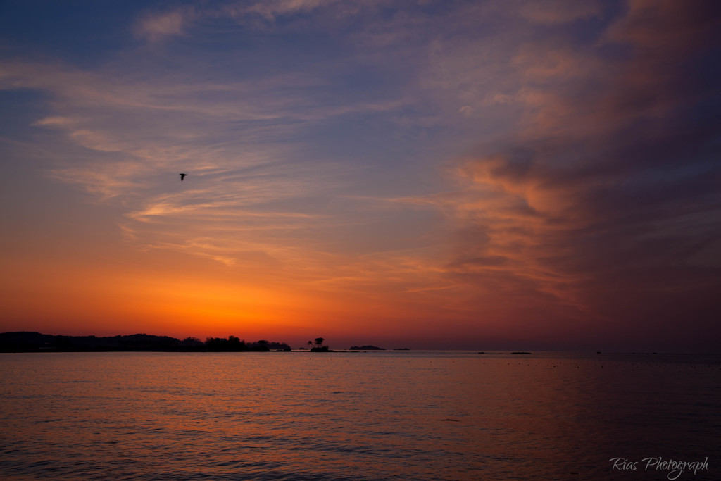 -夜明けの海で-