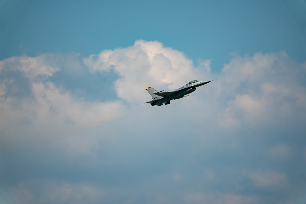 防府航空祭　予行　F-16