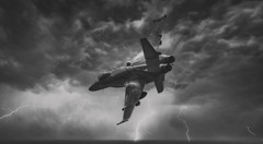 モノクロに・・