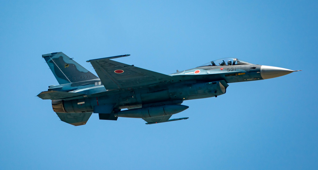 防府航空祭　予行　F-2