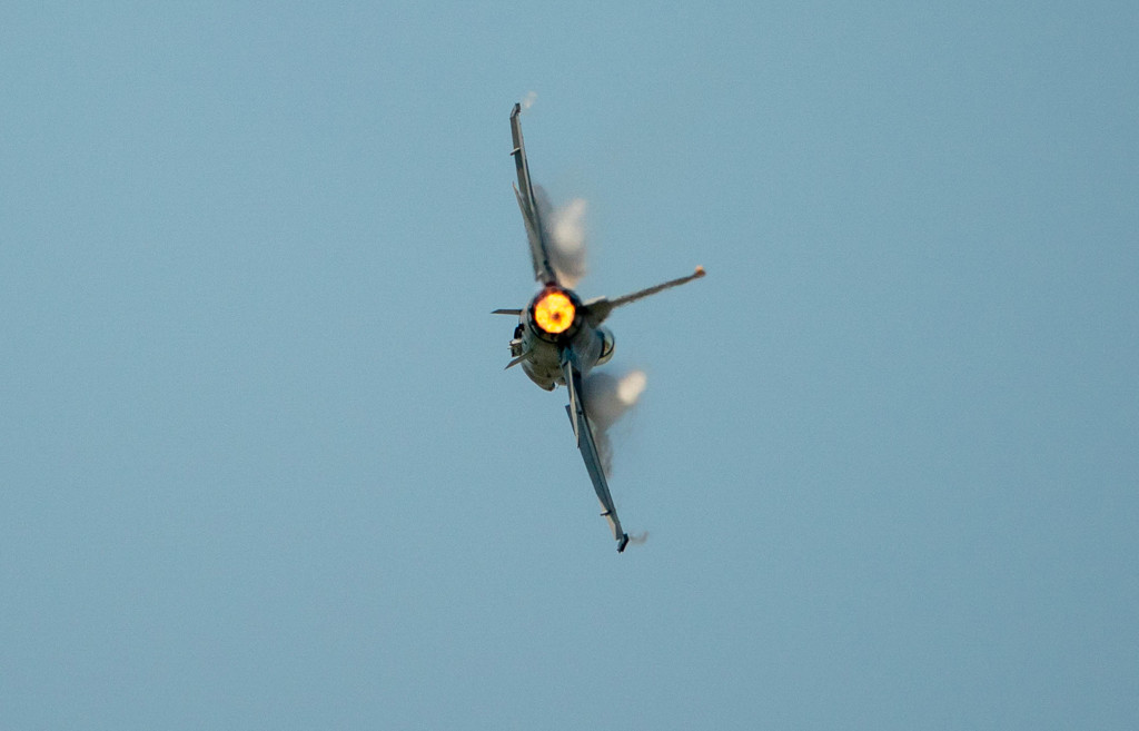 防府航空祭　予行　F-16