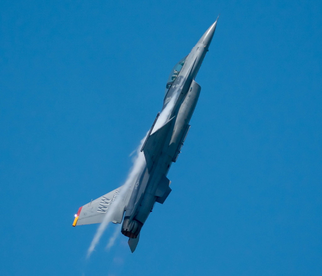 防府航空祭　予行　F-16