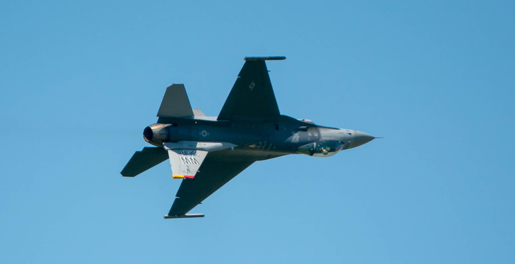 防府航空祭　予行　F-16