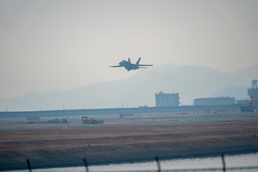 ガスまみれの中・・・