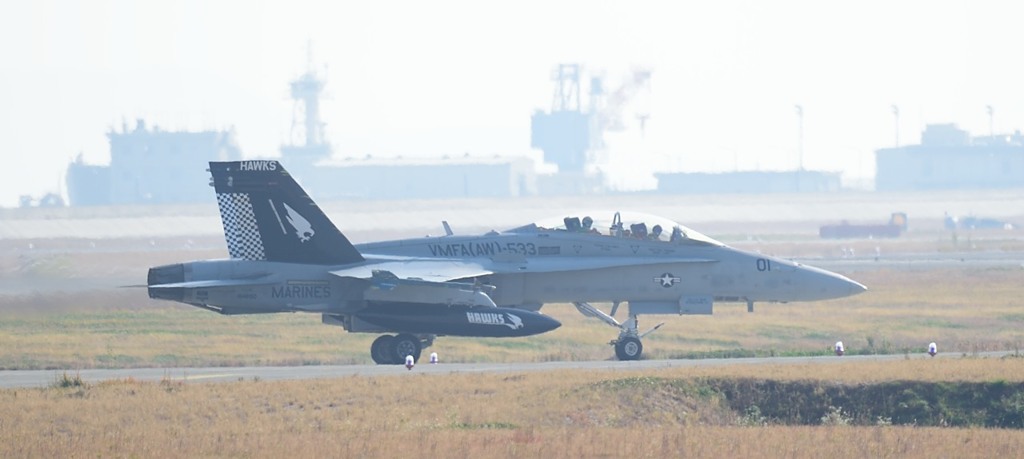 米韓合同演習帰り