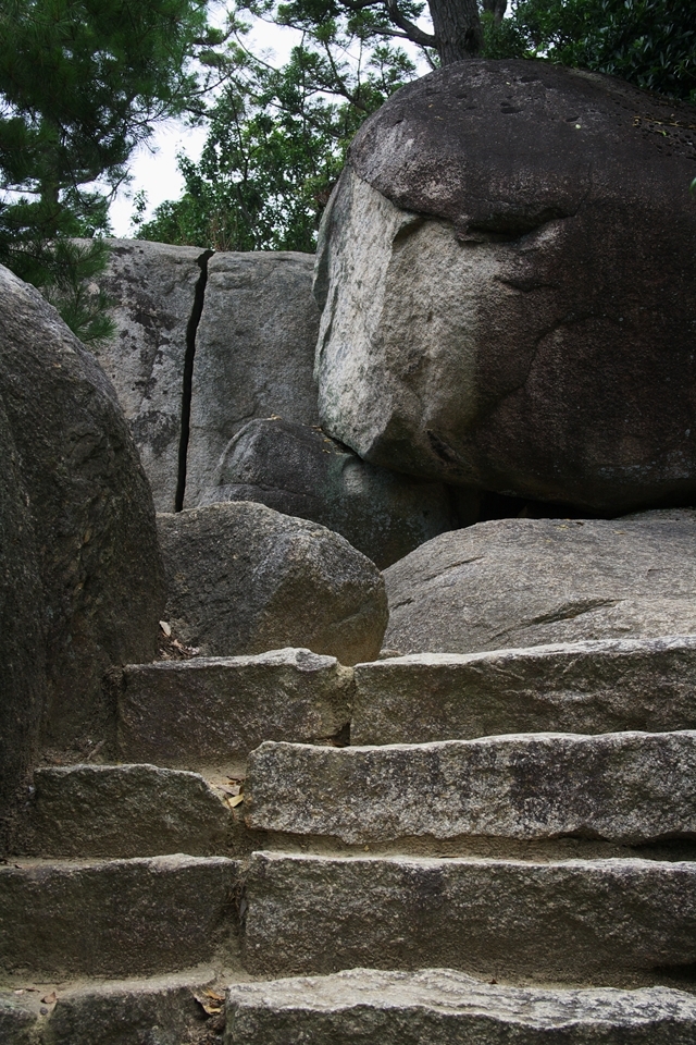 宮島 弥山巨石群