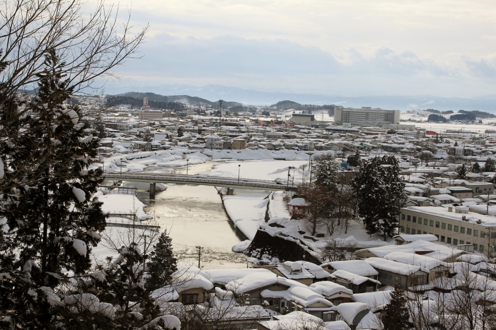 横手城公園から