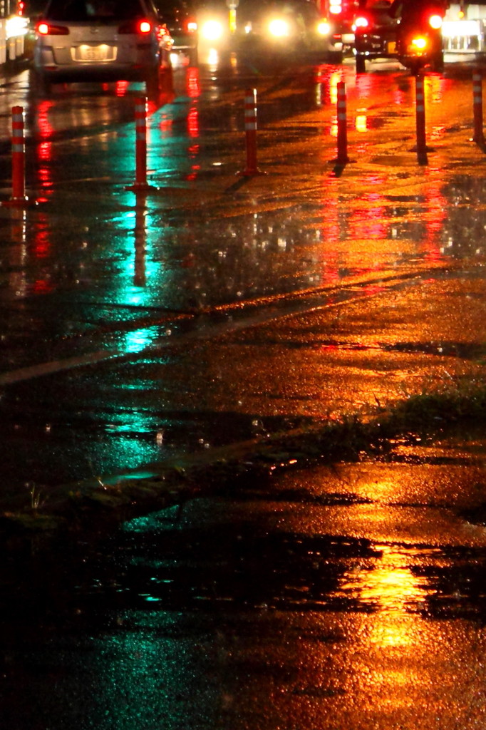 冷たい雨