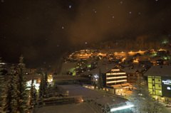 ツェルマットの夜と雪