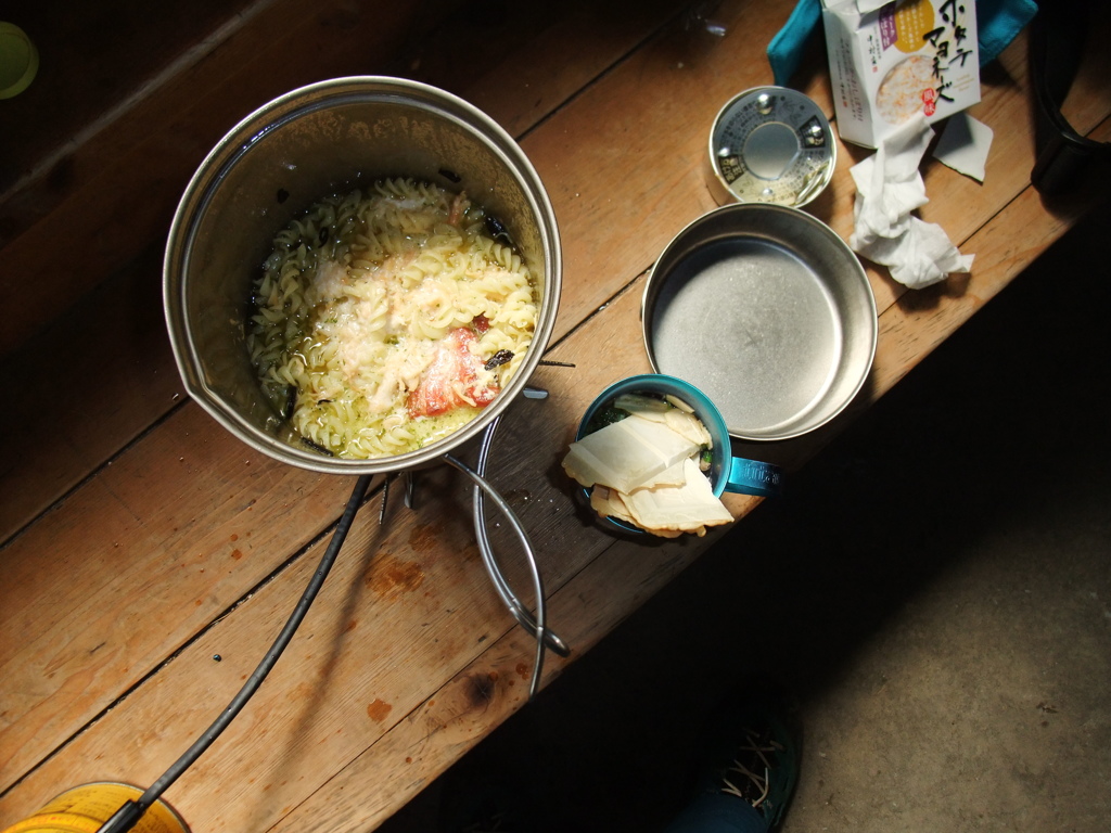 八甲田山の昼食