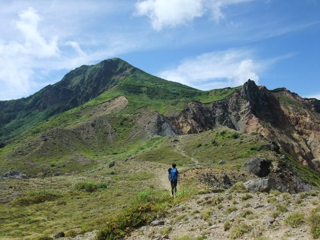 山頂へ向けて