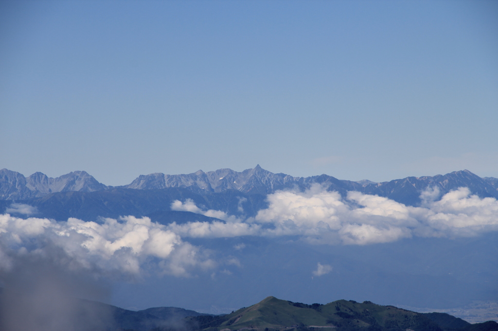 蓼科山からの風景
