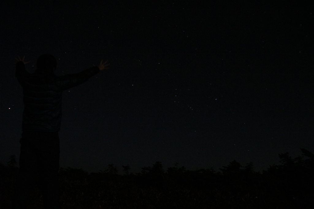 平ヶ岳の夜