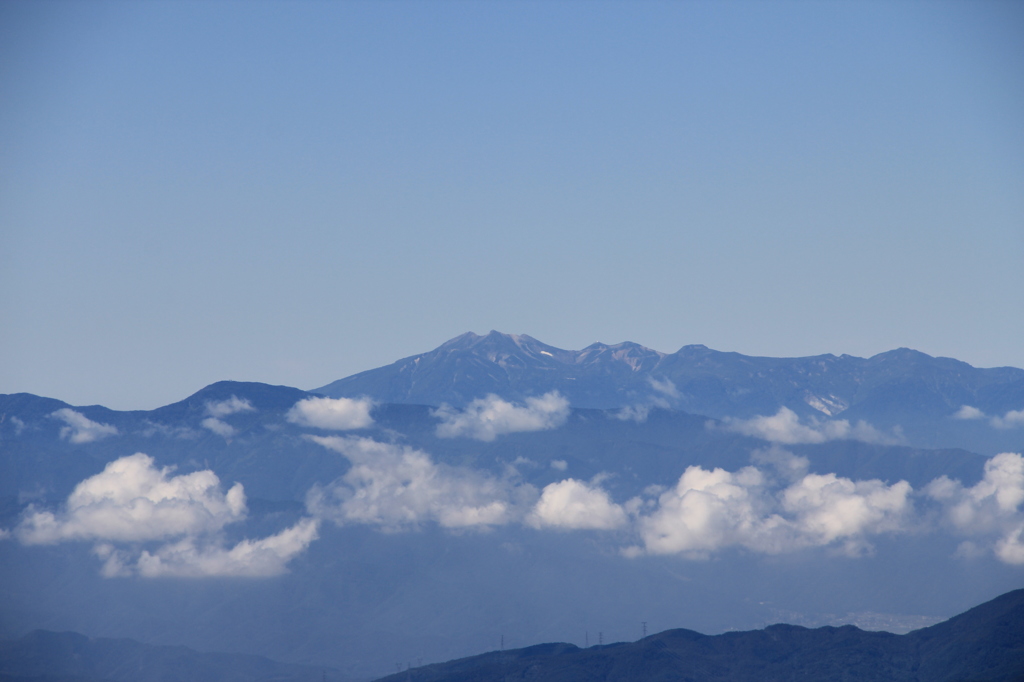 蓼科山からの風景