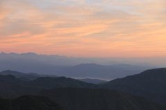 美ヶ原からの夕焼け