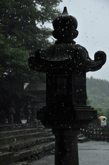 雨の英彦山