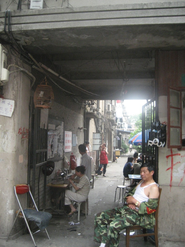 上海の路地裏