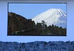 映り込み富士山