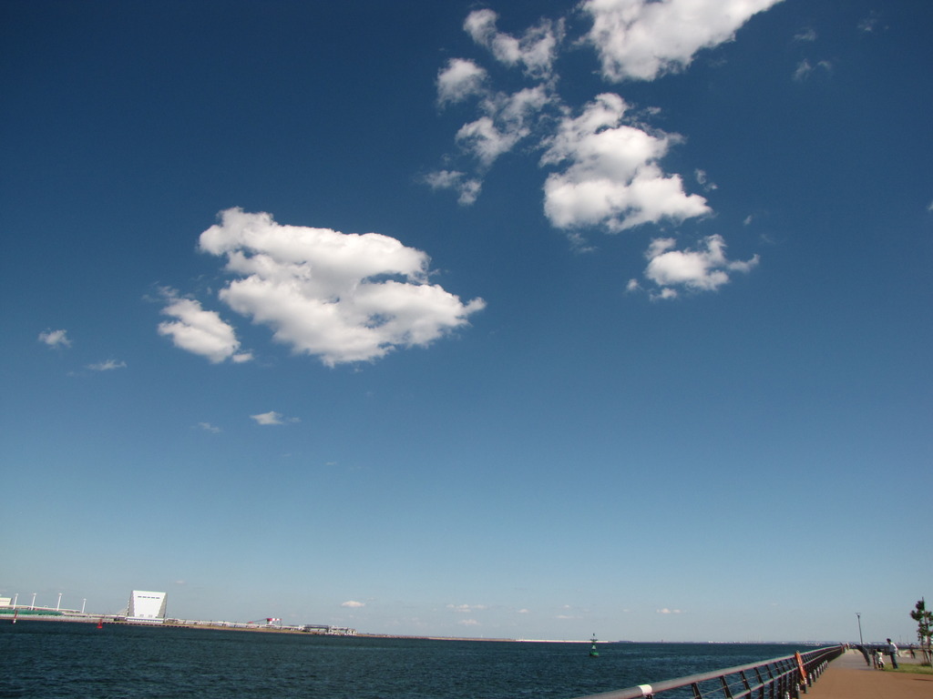 秋空と背景