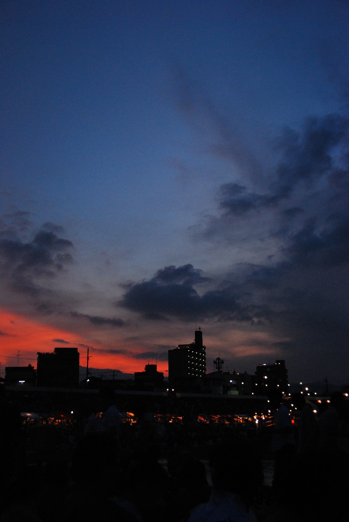 夕暮れ