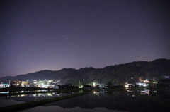 鏡田の夜