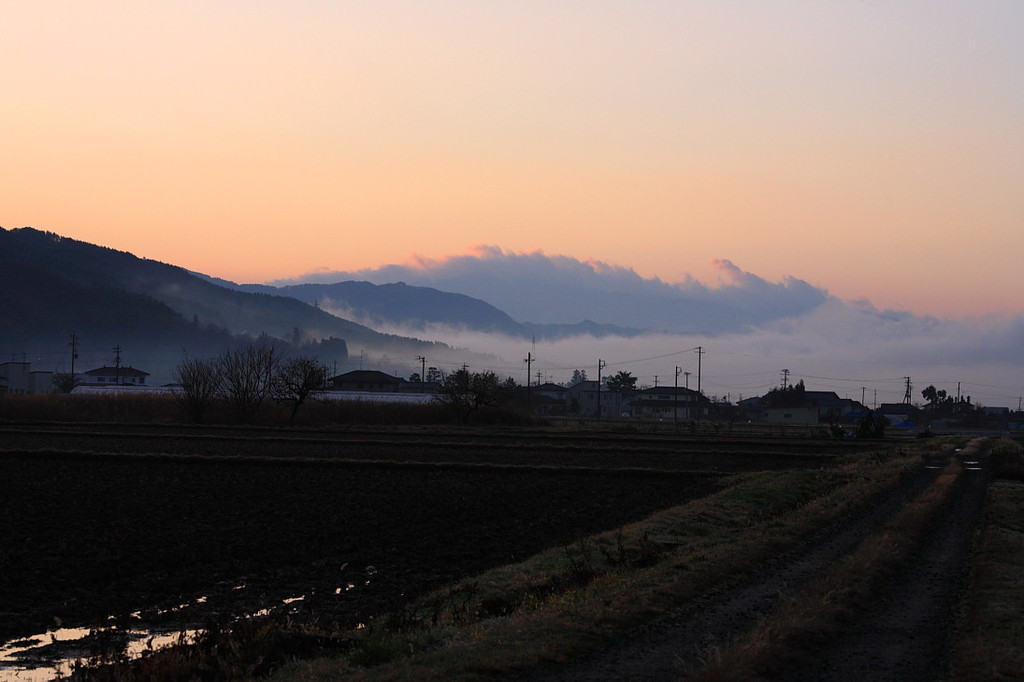 安曇野　朝