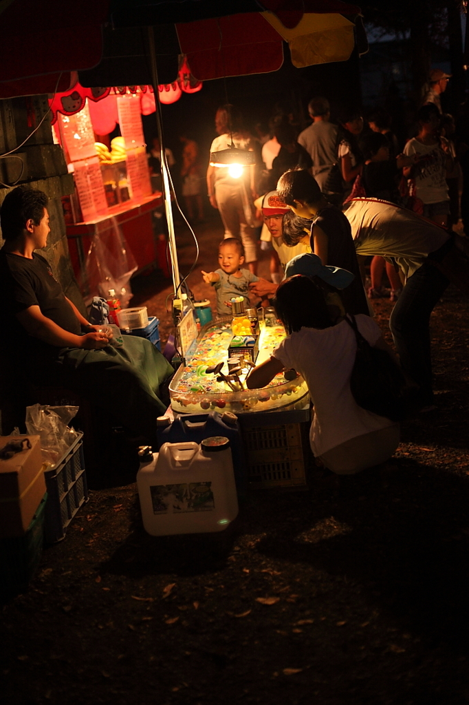 秋祭りの夜