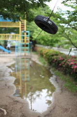 雨上がりの公園