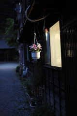 宿場の夜